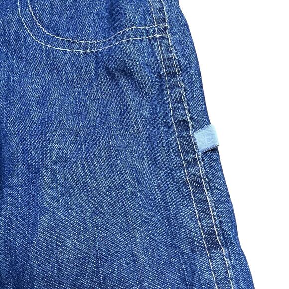 Vintage Y2k 2000s Disney Denim Overalls Lucky 101 Dalmatians Dog 3-6 Months - Picture 8 of 11